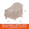 Modern Leisure Chalet Patio Adirondack Chair Cover, 31.5 in. L x 33.5 in. W x 36 in. H, Beige 2918 - alternate 2